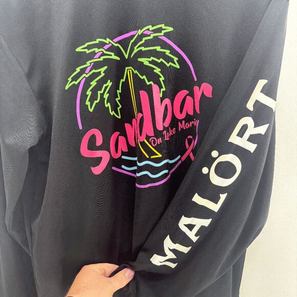 Marlort Goose Island Chicago Classics Lake Marie Sandbar Shirt Mens Large EUC - Picture 4 of 7